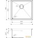 Кухонная мойка Omoikiri Taki 49-U/IF GM. Фото №7