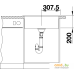 Кухонная мойка Blanco Naya 6 519639 (темная скала). Фото №4