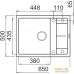 Кухонная мойка Elleci Unico 125 Tortora 43. Фото №2