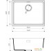 Кухонная мойка Omoikiri Kata 54-U BL. Фото №2