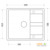 Кухонная мойка ZorG Apollo 58 (песчаный берег). Фото №3