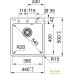 Кухонная мойка Franke Centro CNG 610/210-39 Fragranite 114.0639.656 (черный матовый). Фото №2