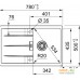 Кухонная мойка Franke Centro CNG 611/211-78 Fragranite 114.0639.684 (черный матовый). Фото №2