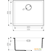 Кухонная мойка Omoikiri Yamakawa 55-U/I-GB (графит). Фото №2