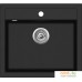 Кухонная мойка Aquasanita Quadro SQQ100W (black metallic 601). Фото №1