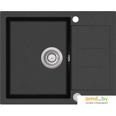 Кухонная мойка Aquasanita Tesa SQT102AW (black metallic 601)