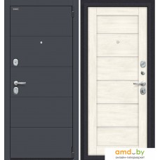 Металлическая дверь el'Porta Porta S 4.Л22 (Graphite Pro/Nordic Oak)