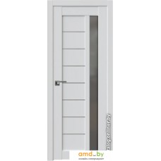 Межкомнатная дверь ProfilDoors 37U 70x200 (аляска, стекло графит)