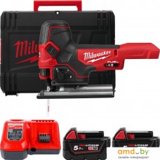 Электролобзик Milwaukee Fuel M18 M18FBJS-502X 4933464800 (с 2-мя АКБ, кейс)