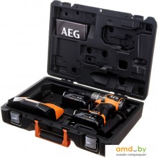 Ударная дрель-шуруповерт AEG Powertools BSB 18C3BL-502C 4935478939 (с 2-мя АКБ 5 Ач, кейс)