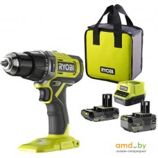 Ударная дрель-шуруповерт Ryobi RPD18-2C42S 5133005525 (с 2-мя АКБ 2 Ач+4 Ач, сумка)