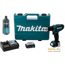 Дрель-шуруповерт Makita DF333DWYE4 (с 2-мя АКБ, кейс)