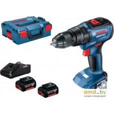 Ударная дрель-шуруповерт Bosch GSB 18V-50 Professional 06019H5100 (с 2-мя АКБ, кейс)