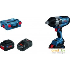 Гайковерт Bosch GDS 18V-1050 H Professional 06019J8502 (с 2-мя АКБ 8 Ah, кейс)