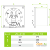 Осевой вентилятор airRoxy dRim 100S-C176. Фото №2