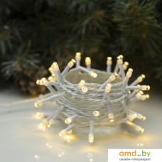 Новогодняя гирлянда Luazon Нить 50 LED 5м (теплый белый) 3556773