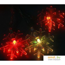 Luazon Метраж Снежинки большие Led-20 (3 м, мульти) [1080364]