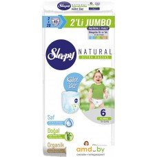 Трусики-подгузники Sleepy Natural 6 Extra large 15-25 кг 2Х Jumbo (40 шт)