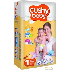 Подгузники Cushy Baby Newborn Eco pack 2-5 кг (42 шт)