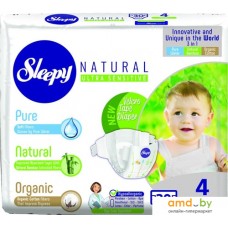 Подгузники Sleepy Natural 4 Maxi 7-14 кг Jumbo Pack (30 шт)