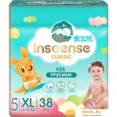 Подгузники Inseense Classic V5S XL 12-17 кг InsCV5SXL38Emer (38 шт)