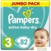 Подгузники Pampers Active Baby-Dry 3 Midi (82 шт). Фото №1