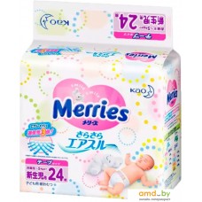 Подгузники Merries Newborn (24 шт)