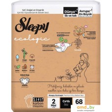 Подгузники Sleepy Ecologic 2X Jumbo Mini (68 шт)