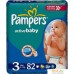 Подгузники Pampers Active Baby 3 Midi Jumbo Pack (82 шт). Фото №1