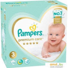 Подгузники Pampers Premium Care 3 (114 шт)