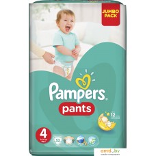 Трусики-подгузники Pampers Pants 4 Maxi (52 шт)