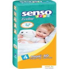 Подгузники Senso Baby Ecoline Maxi 4 (40 шт)