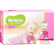 Подгузники Huggies Ultra Comfort 4 для девочек (80 шт)