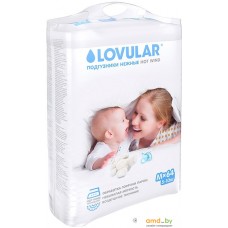 Подгузники Lovular Hot Wind S 0-6 кг (80 шт)