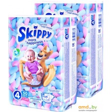 Подгузники Skippy More Happiness Plus 4 (100 шт)