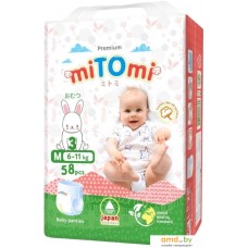 Трусики-подгузники MiTomi Premium M (58 шт)