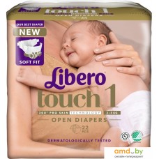 Подгузники Libero Touch 1 Mini (22 шт)