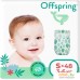 Подгузники Offspring S 3-6 кг Листочки (48 шт). Фото №1