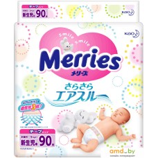 Подгузники Merries Newborn (90 шт)