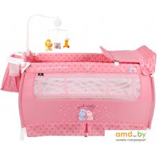 Lorelli Sleep'n'Dream 2 Layers Plus 2020 (pink hippo)