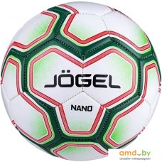 Мяч Jogel BC20 Nano (3 размер, белый/зеленый/красный)