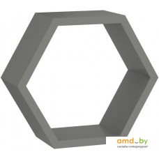 Полка Domax FHS 300 Hexagonal Shelf SZ / 67702 300x260x115x18 (серый)